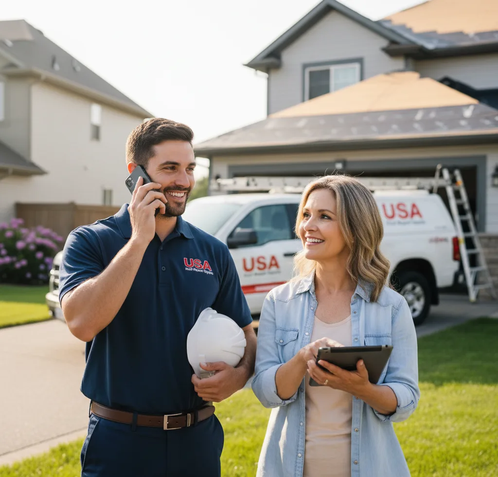 USA Roof Repair Experts customer support in Turtle Lake